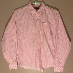 Wrangler brand pink paisley shirt.